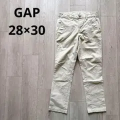 ギャップ GAP エッセンシャルカーキスリム ベージュ チノパン 28×30