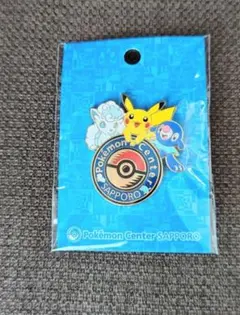 ポケモンセンター サッポロ　ロゴピンズ　札幌　限定　ピンズ　【未開封・新品】のサムネイル
