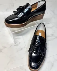 UNITED ARROWS タッセルローファー 厚底　ウェッジソール　美品のサムネイル