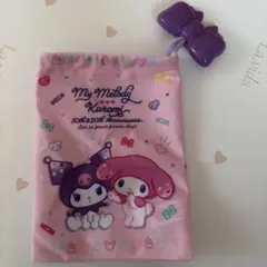 マクドナルド ハッピーセット マイメロ クロミ 巾着