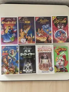 ディズニーVHS 10本セット プリンセスなど人気シリーズ ビデオ☆新品未