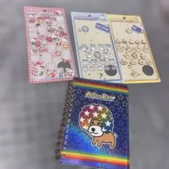 ボンボンドロップシール、スティッチ、ちいかわ、キティ、サンリオ、ディズニーセット