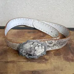 ヴィンテージ加工　レザーベルト