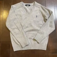 EASTBOY グレー Vネック セーター S