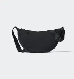 ユニクロ ラウンドミニショルダーバッグ ブラック