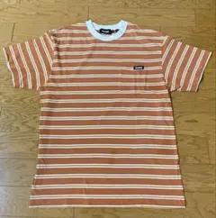 XLARGE ボーダー ポケットTシャツM