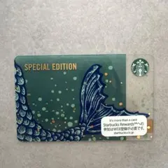 ［未削り］スターバックスカード　日本　希少　限定　スタバの女神　人魚