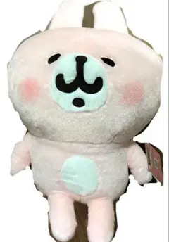 カナヘイ　白うさぎのぬいぐるみ カナヘイ ぬいぐるみ：ニッセにへんしんしたピスケとうさぎの