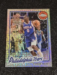 TOPPS Tyrese Maxey MOJO NBAカード 76ers