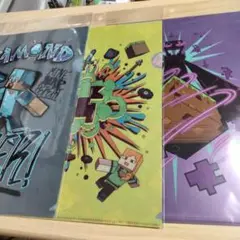 マインクラフト A4クリアファイル 3枚セット