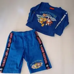 PAW PATROL/長袖Tシャツ/ショートパンツ/ブルー/青/110