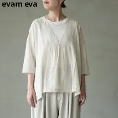 新品/evam eva/high gauge linenニットサマーニット - メルカリ