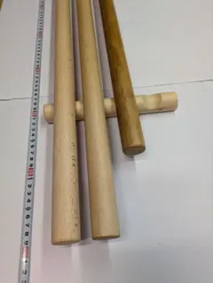 最高級素材 三味線糸巻き3本セット 細棹 中棹 素六面取り 長さ121mm