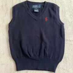 Polo by Ralph Lauren ネイビー ベスト 2/2T