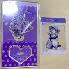 ぶいすぽ　紫宮るな　アクリルスタンド　アキバヤバイ　コミケ　クリアカード