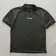 GOLF FREAKS 汗染み予防モックネックシャツ ダークグレーM - メルカリ
