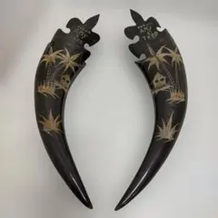 ☆大特価☆龍柄 陶器製 植木鉢 2点セット 三本脚付き D - メルカリ