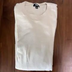UNIQLO カシミヤクルーネックセーター ナチュラル XXL