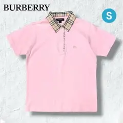 BURBERRY LONDON ポロシャツ M ピンク ノバチェック - メルカリ
