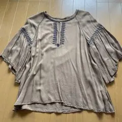 グローバルワーク　ブラウンカットソーのサムネイル