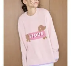 ジェラートピケ ダックスフンドプルオーバー【PNK】