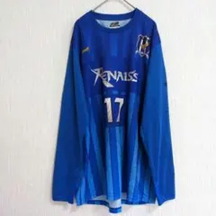 サッカー　フットサル　ウェア　長袖　ブルー　青　L　キョウテク