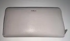 FURLA ライトグレー レザー長財布のサムネイル
