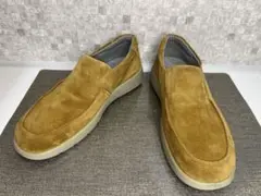 【美品】ECCO スリッポン ローファー 26.5cm ブラウン