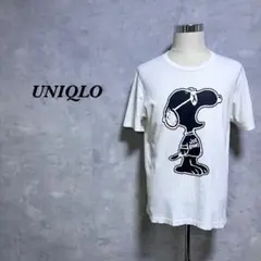 【希少XL】ユニクロ Tシャツ スヌーピー ピーナッツ kaws 白 4222