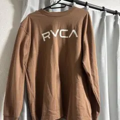 RVCA ブラウン 長袖トレーナー