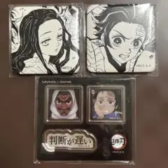 鬼滅の刃　缶バッジ　アクリルステッカー