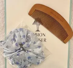 《2個セット 未使用・新品 ALBION アルビオン》シュシュ&コームセット