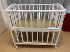 【埼玉県・直接引取限定】KATOJI ミニ ベビーベッド 折りたたみ 収納付きのサムネイル