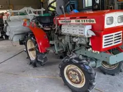 ヤンマーYM1110D トラクター　4WD 11馬力実動　畑　ハウスに最適　骨董 ヤンマーYM1110D トラクター 4WD 11馬力実動 畑 ハウスに最適 骨董