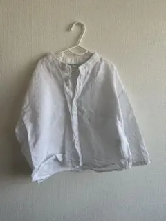 ホワイト 長袖シャツ