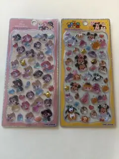 プチドロップステッカー　ツムツム　プリンセス