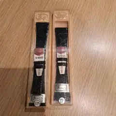 ベアー　手作りワニ革時計バンド　２本セット