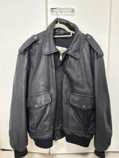 黒レザージャケット オーバーサイズ