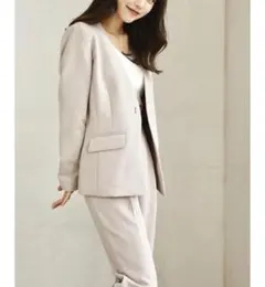 プロポーションボディドレッシング　ノーカラージャケット　Sサイズ　美品