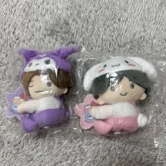 なにわ男子 ローソン サンリオ クリップマスコット ぬいぐるみ　道枝　高橋