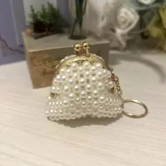 ビーズ 小物入れ がま口 ピルケース ハンドメイド