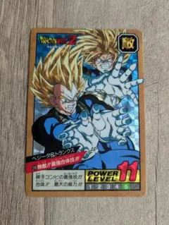 ドラゴンボールZ トレーディングカード ベジータ & トランクス