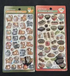 ボンボンドロップシール (芝犬、日本食)