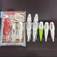 PLUS デコラッシュ ８個　まとめ売り ロンドン デコレーションテープ