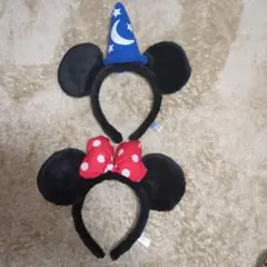 【8/9 まで！！】ミッキー・ミニー カチューシャ 2点セット