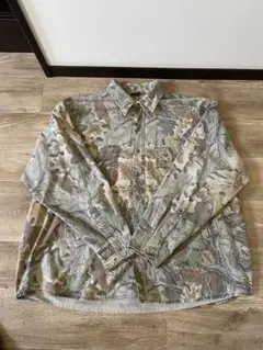 古着　リアルツリーカモ　シャツ　XXL