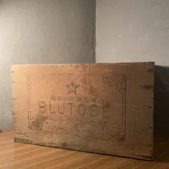 時代物 木箱 薬箱 BLUTOSE 古道具 店舗什器 骨董品 明治 大正