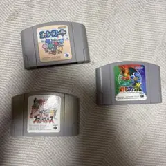 Nintendo 64 ゲームカートリッジ 3本セット