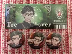 ツイステ トレイ・クローバー ブレジュ 缶バッジ カード