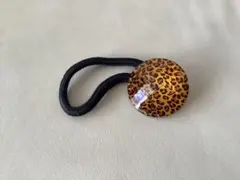 【未使用】レオパード柄ヘアゴム　ヒョウ柄